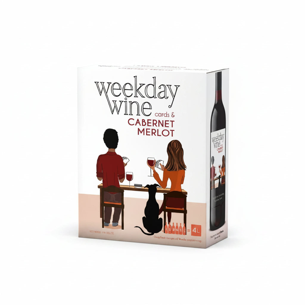 Weekday Wine Cab Merlot 4L  