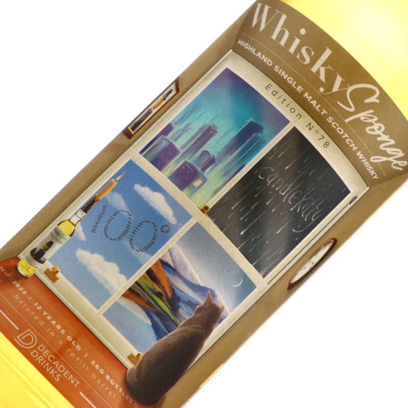 Whisky Sponge Edition No.78 Candlekitty 2010 12 Year Old 700ml