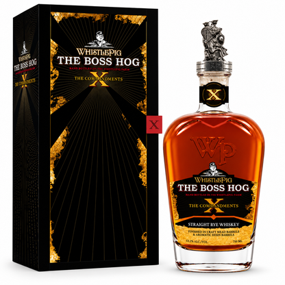 WhistlePig The Boss Hog X The Commandment Straight Rye Whiskey