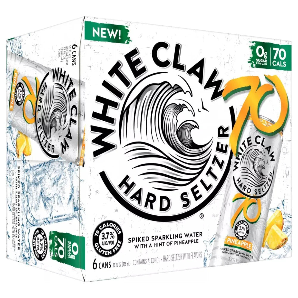 WHITE CLAW PINEAPPLE 6 PACK