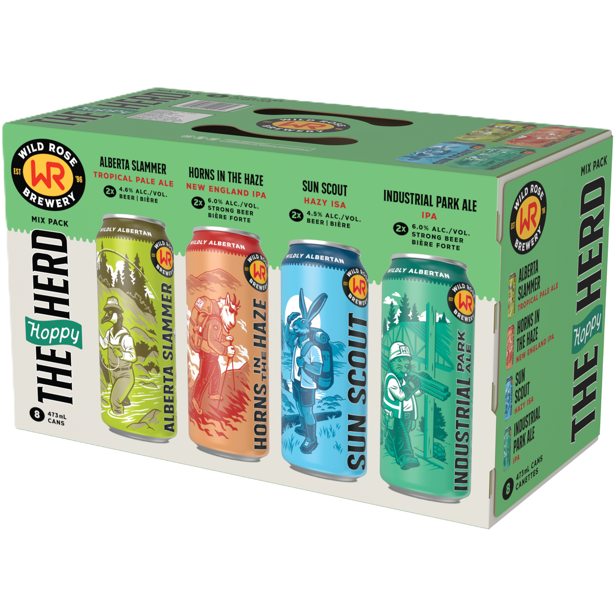 Wild Rose The Hoppy Herd Mix Pack 8 Tall Cans – BSW Liquor