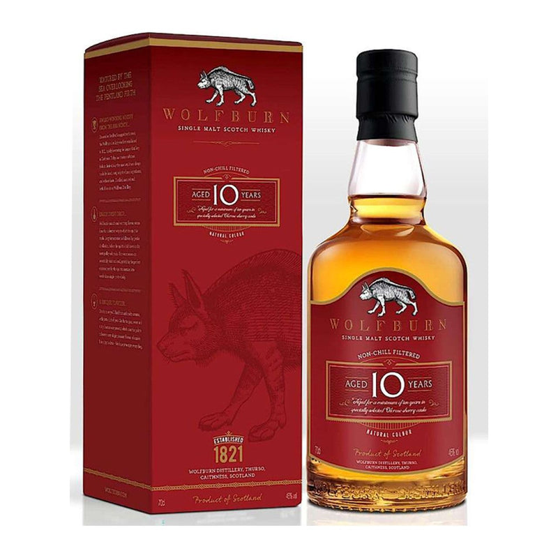 Wolfburn 10 Year Old 46% ABV 700ml