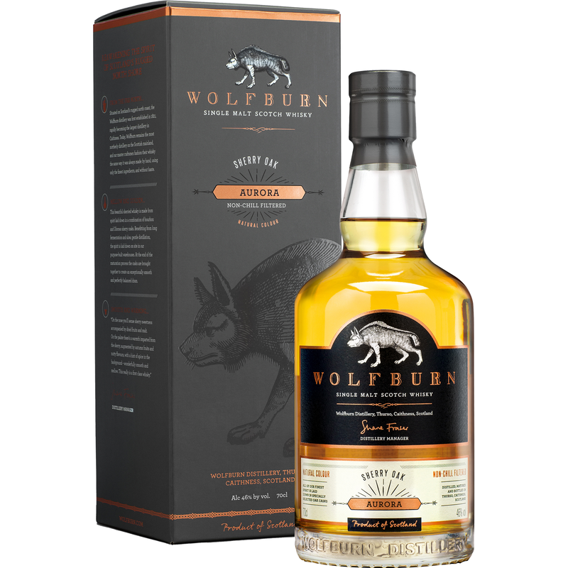 Wolfburn Aurora 46% ABV 750ml