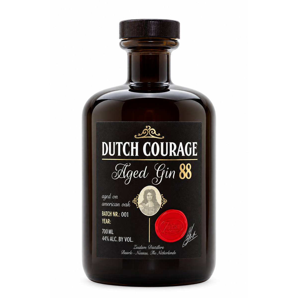 Zuidam Dutch Courage American Oak Aged Gin 700ml