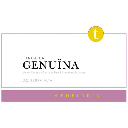 Edetaria Finca La Genuina 2018 750ml