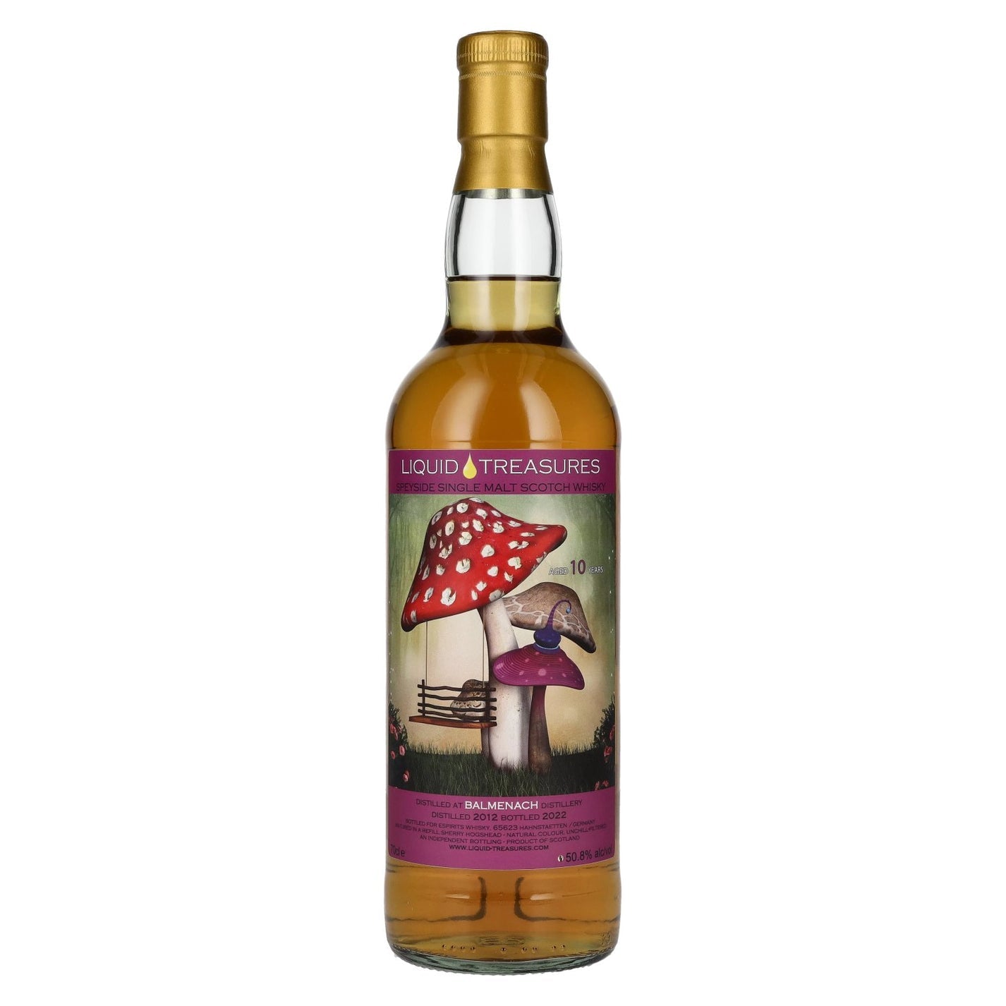 Liquid Treasures Balmenach 2012 10 Year Old 50.8% ABV 700ml