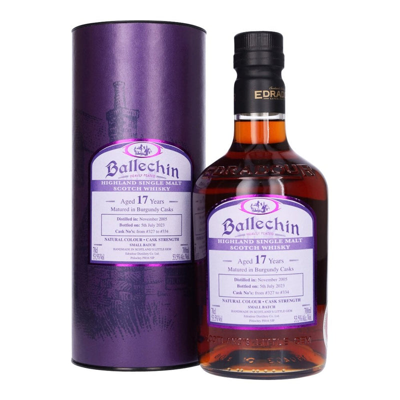 Edradour Ballechin 2005 17 Year Old Burgundy Cask 53.5% 700ml