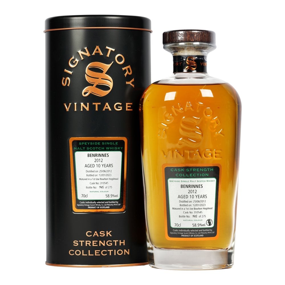 Signatory Vintage Benrinnes 2012 10 Year Old 58.9% 700ml