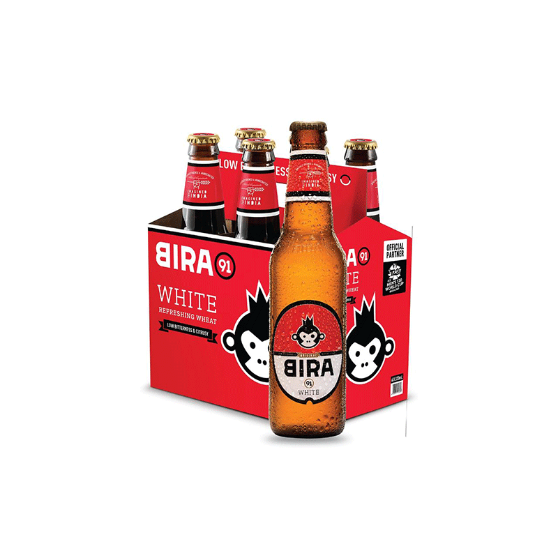 Bira 91 White Wheat Beer 6x330ml Bottles