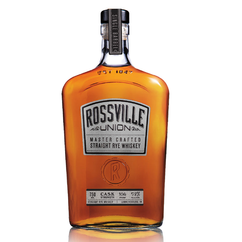 Rossville Union Single Barrel Straight Rye Whiskey 56.6% ABV 750ml