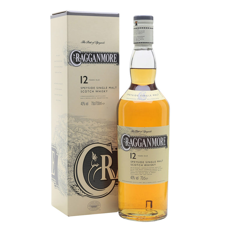 Cragganmore 12 Year Old Single Malt Whisky 750ml