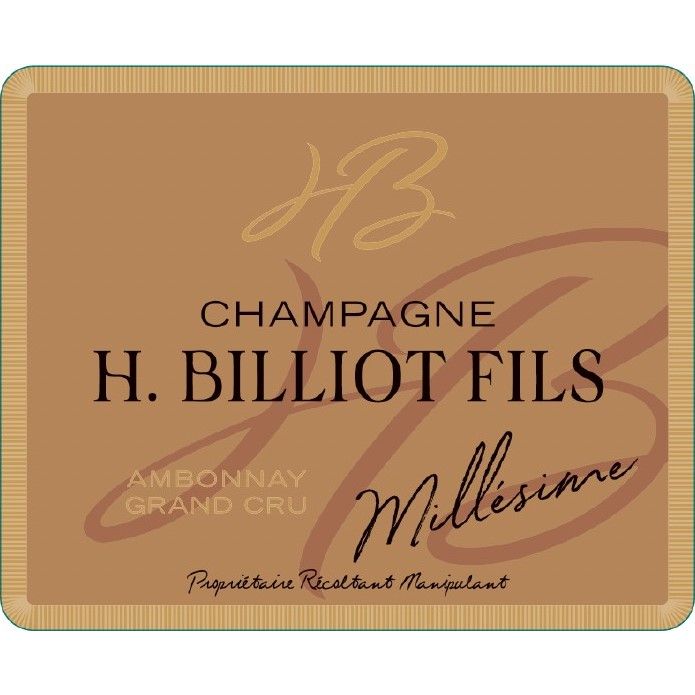 champagne H. Billiot Fils Millesime Ambonnay Grand Cru