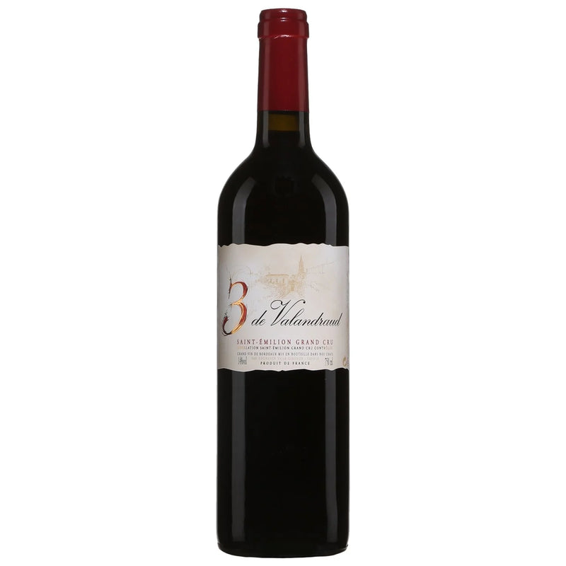 3 De Valandraud Saint-Emilion Grand Cru Classe (Kosher Approved) 2018 750ml
