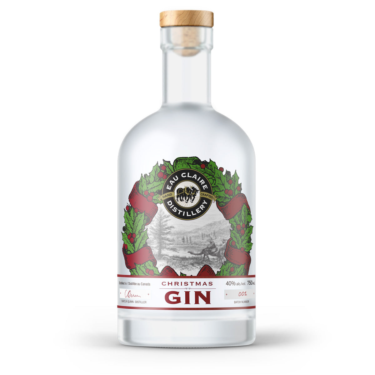 Eau Claire Distillery Christmas Gin 750ml