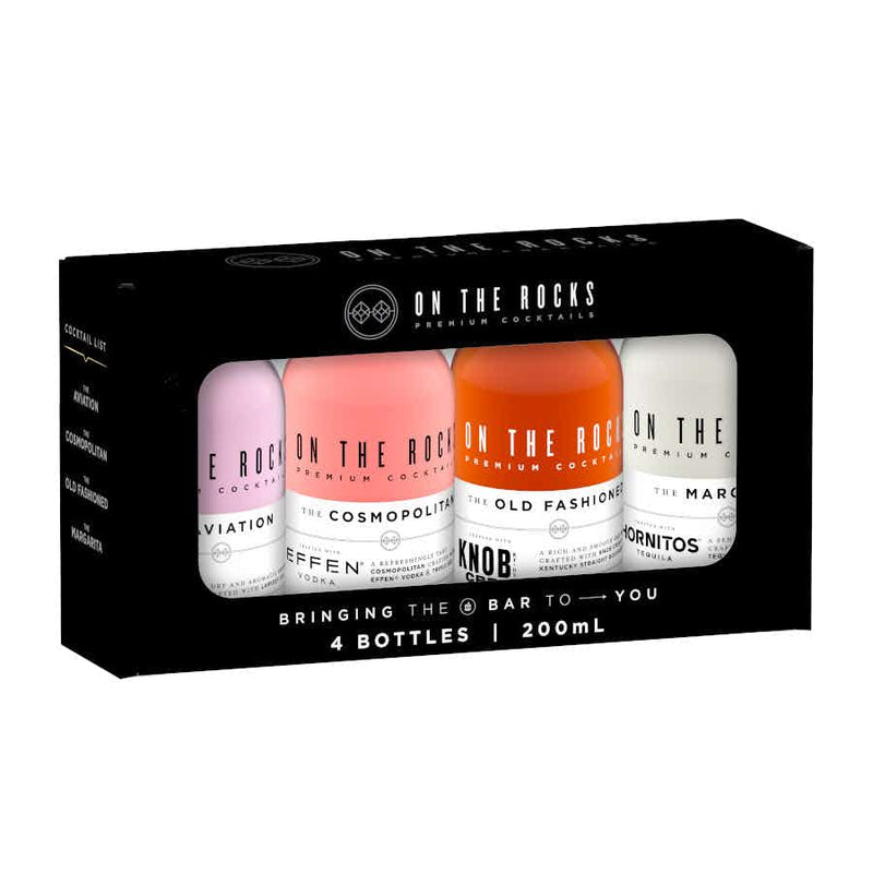 On The Rocks Variety Pack 4 x 200ml