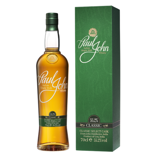 Paul John Classic Select Cask Indian Single Malt 55.2% ABV 750ml