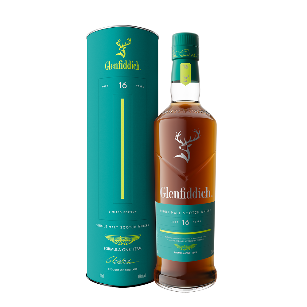 Glenfiddich x Aston Martin 16 Year Old F1 Limited Edition