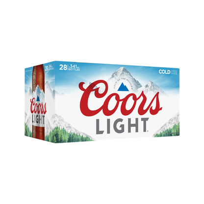 Coors Light 28 Bottles