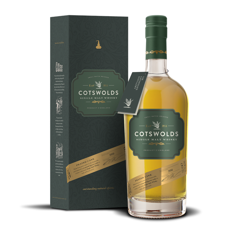 Cotswolds Peated Cask Single Malt Whisky 700ml