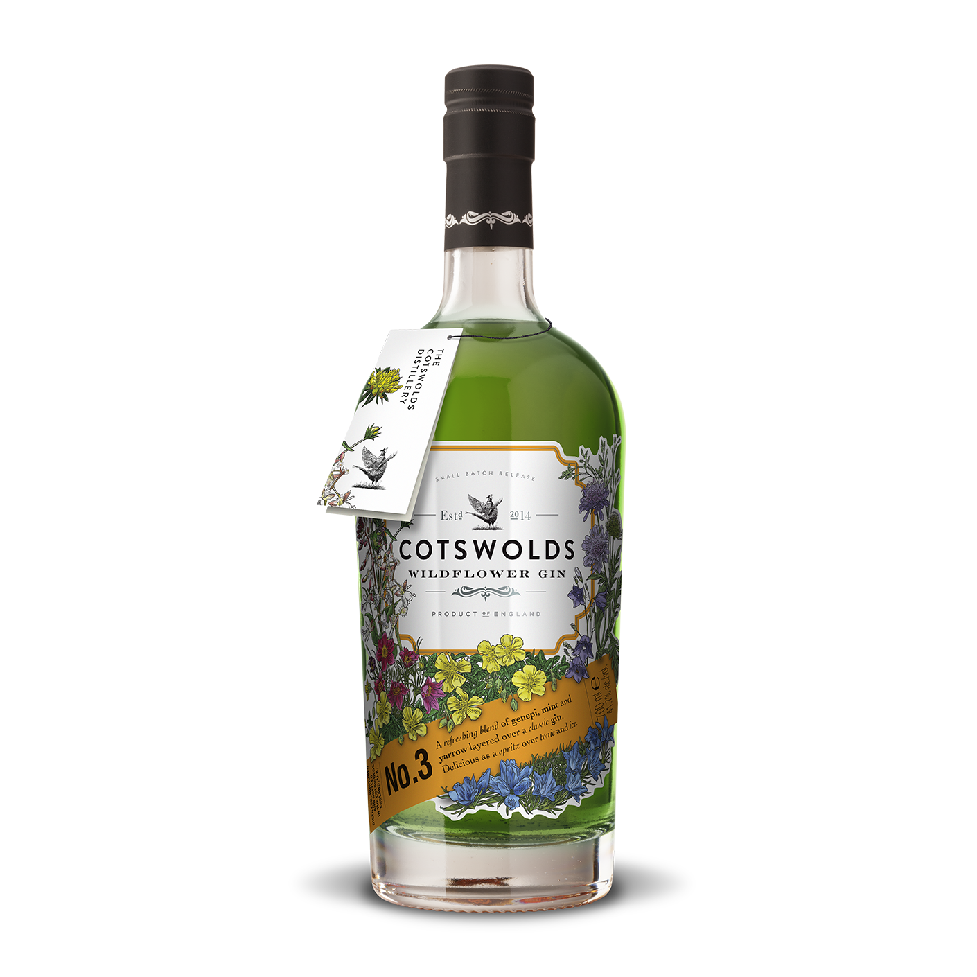 Cotswolds No.3 Wildflower Gin 700ml BSW Liquor