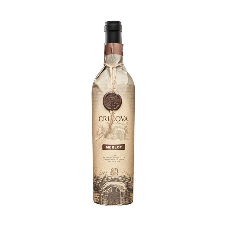 Cricova Paper Wrap Merlot 750ml