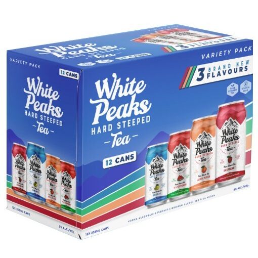 White Peaks Variety Pack 12 Cans