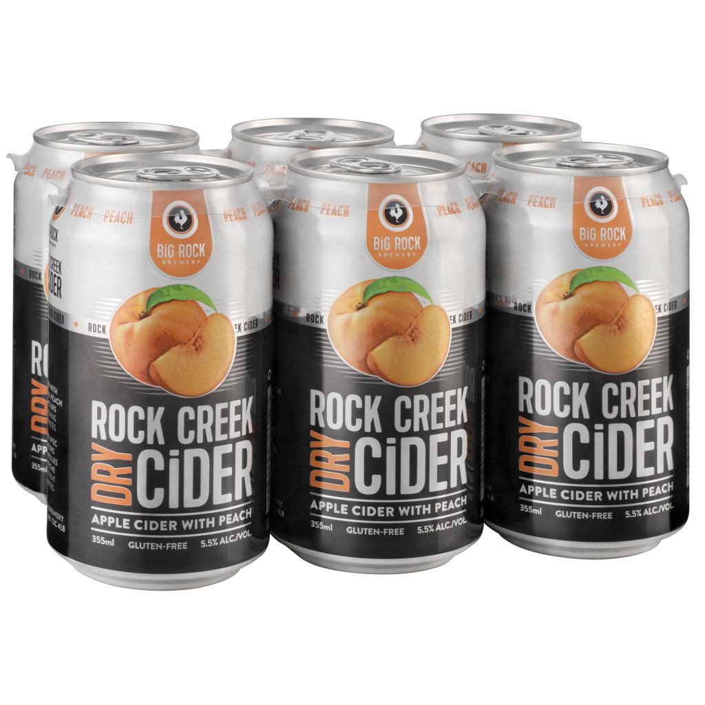Rock Creek Peach Cider 6 Cans