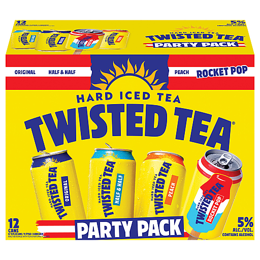 Twisted Tea Rocket Pop Party Pack 12 Cans