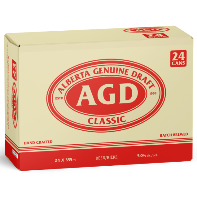 AGD Alberta Genuine Draft 24 Cans