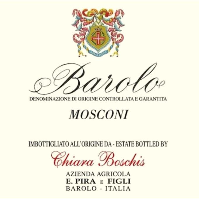 Chiara Bochis E. Pira & Figli Mosconi Barolo 2018 750ml