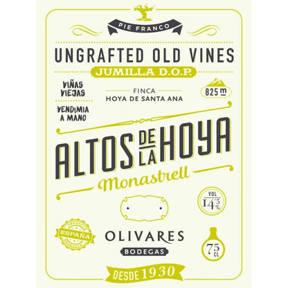Olivares Altos de la Hoya 750ml