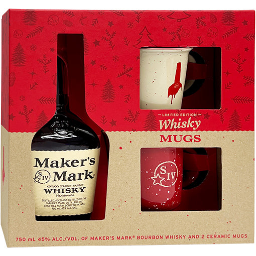 Maker's Mark Bourbon Holiday Gift Pack 750ml