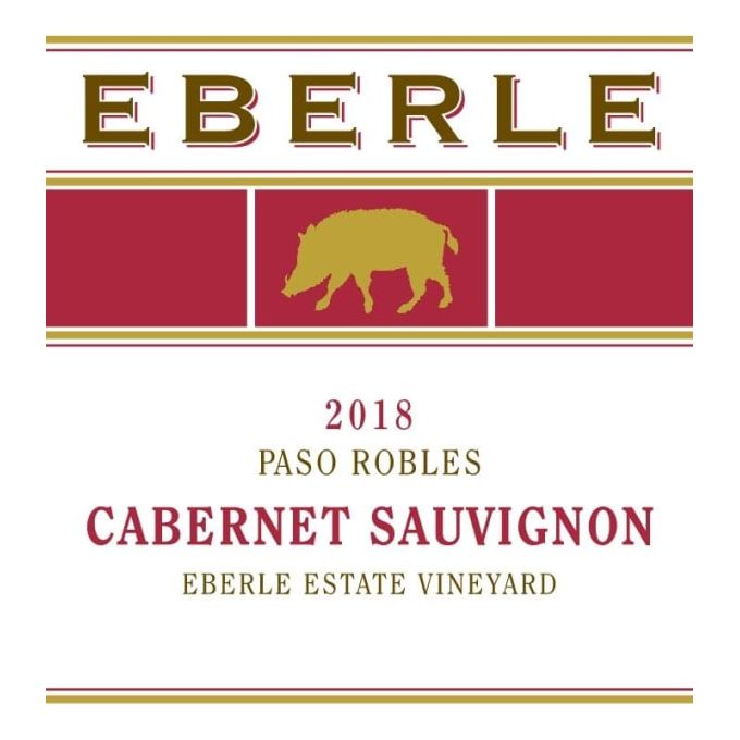 Eberle Estate Cabernet Sauvignon 2018 750ml