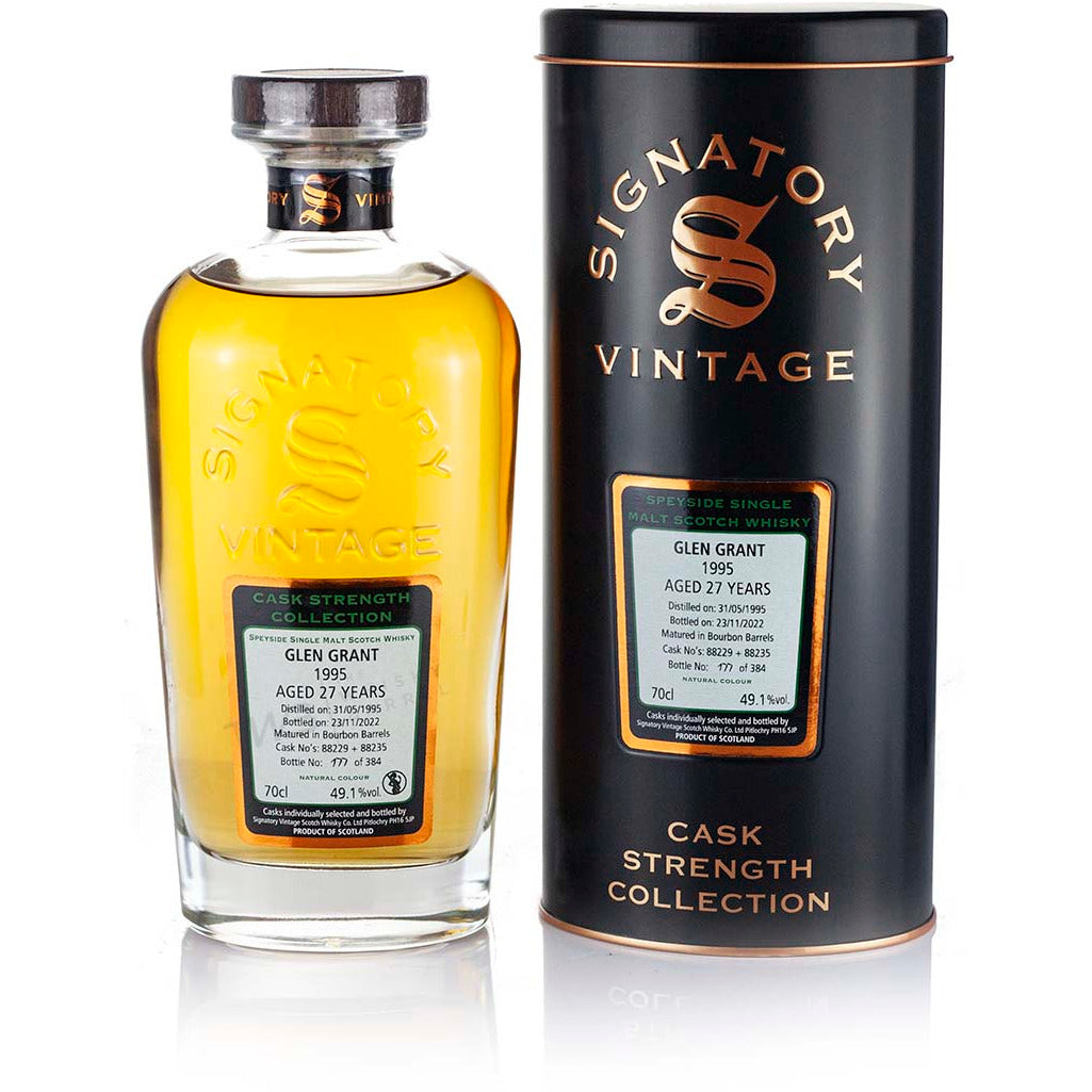 Signatory Vintage Glen Grant 1995 27 Year Old 49.1% 700ml
