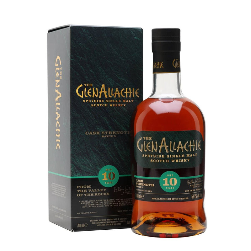 The GlenAllachie 10 Year Old Cask Strength Batch 9 58.1% ABV 700ml