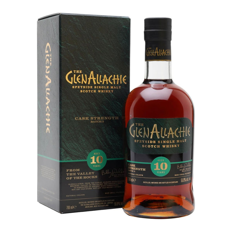 The GlenAllachie 10 Year Old Cask Strength Batch 5 55.9% ABV 700ml