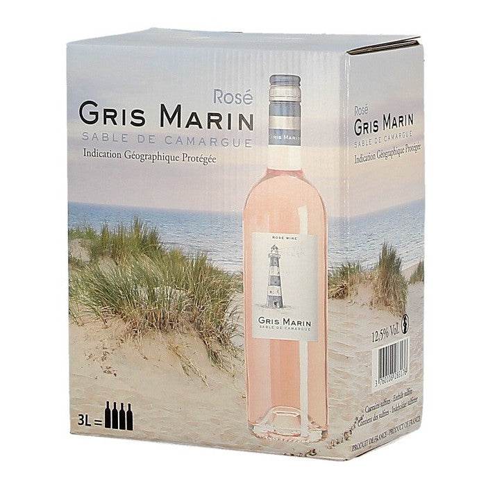 gris marin rose 3L bib