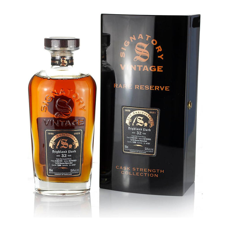 Signatory Highland Park 1991 32 Year Old 53.4% ABV 700ml