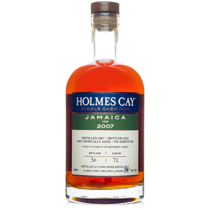Holmes Cay Jamaica Longpond 2007 15 Year Old Rum 56% 700ml
