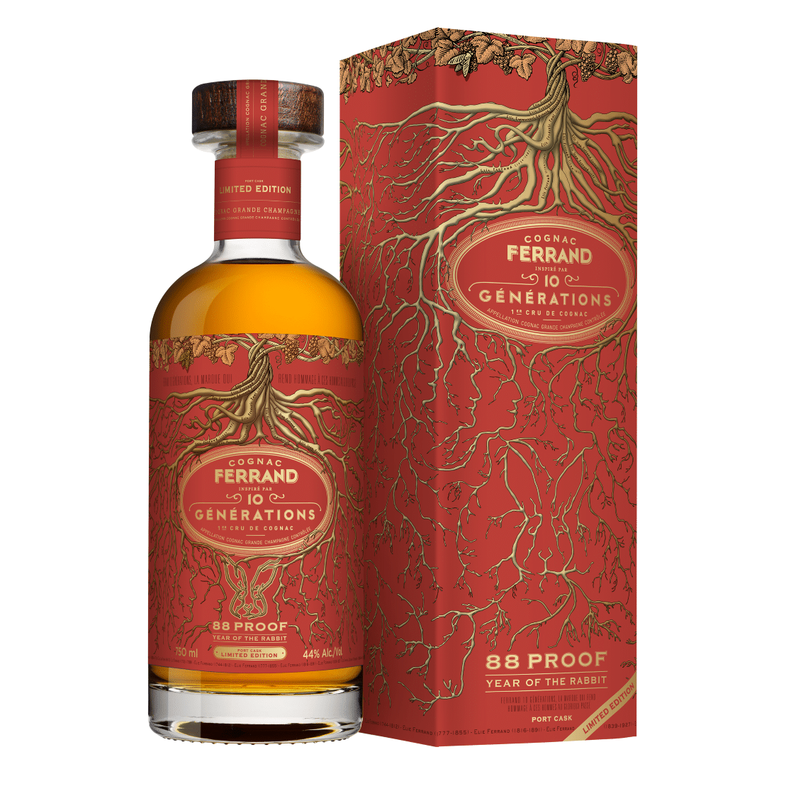 Pierre Ferrand 10 Generations Port Cask Cognac Year of The Rabbit