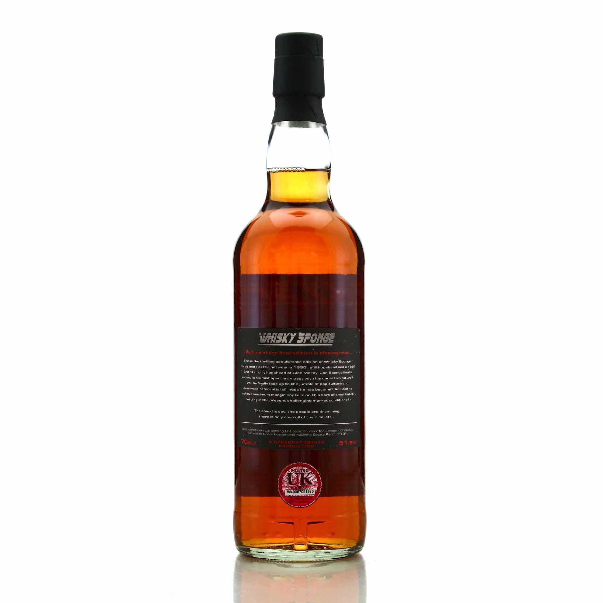Whisky Sponge Edition No.99 Glen Moray 32 Year Old 51.8% ABV 700ml