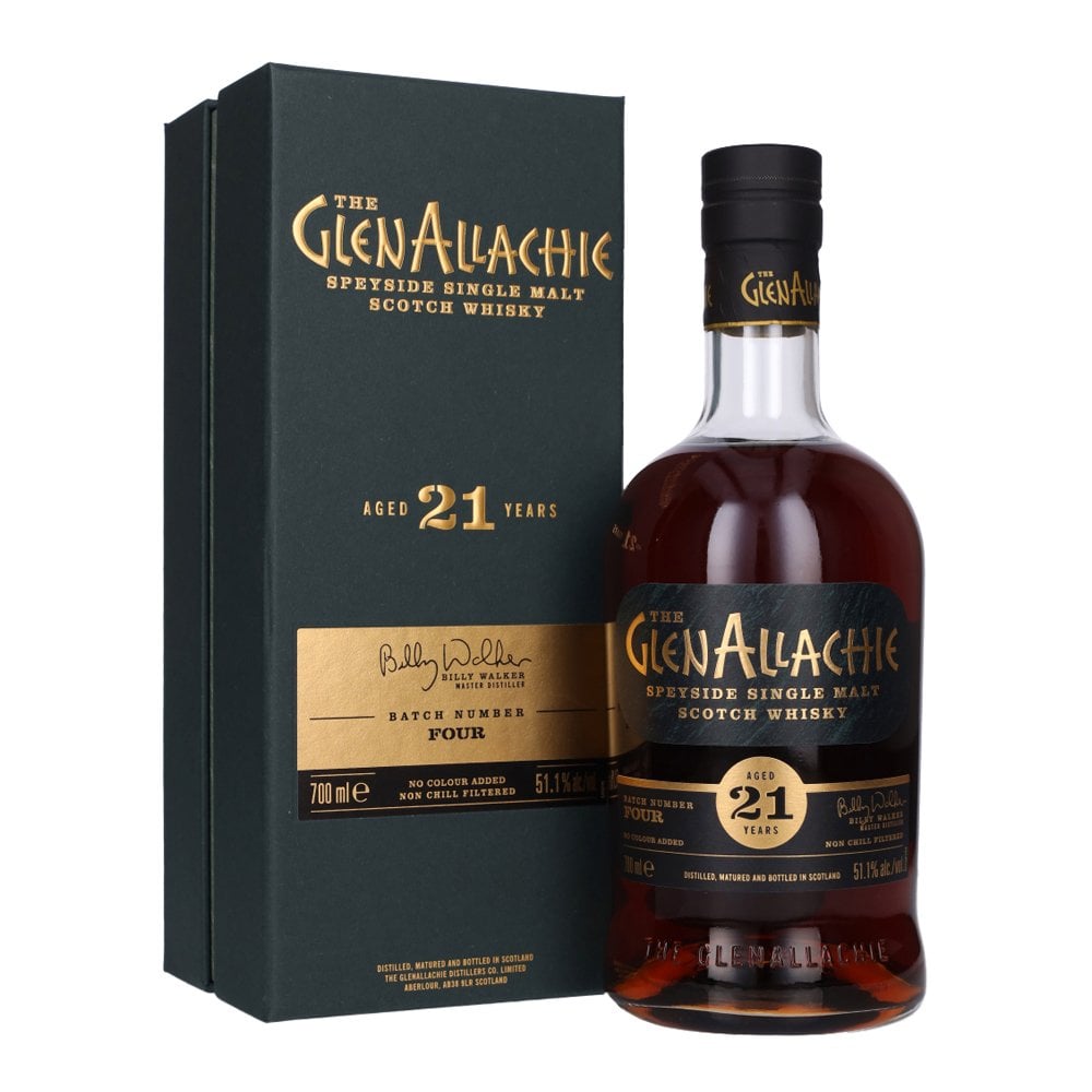 The GlenAllachie 21 Year Old Cask Strength Batch 4 51.1% ABV 700ml