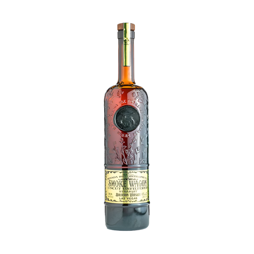 Smoke Wagon Uncut Unfiltered Bourbon 57.12% ABV 750ml