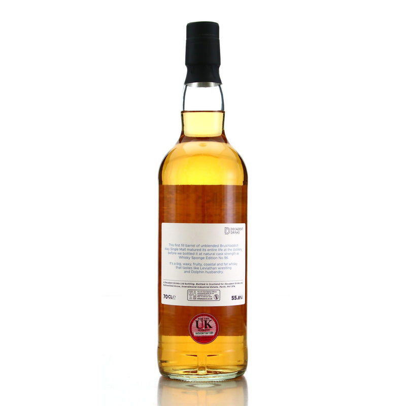 Whisky Sponge Edition No.96 Bruichladdich 2005 19 Year Old 55.8% ABV 700ml