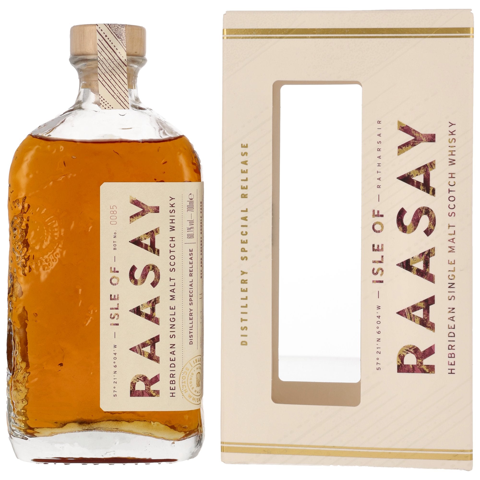 Isle of Raasay Hebridean Single Malt 60.1% ABV