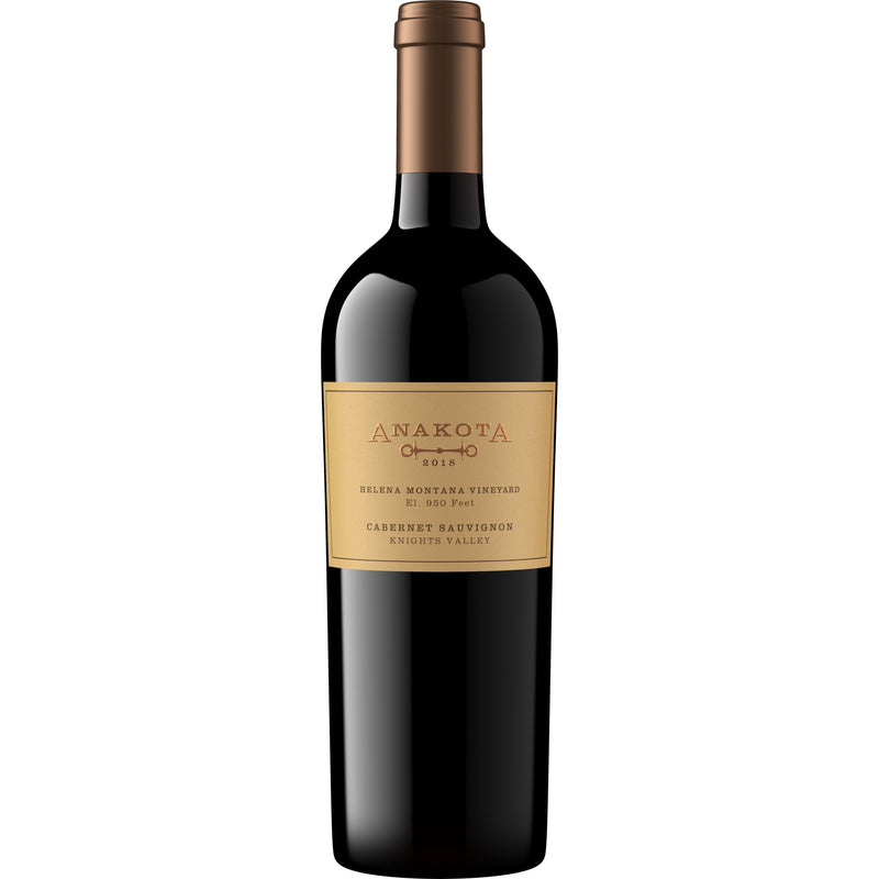 Anakota Helena Montana Vineyard Cabernet Sauvignon 2018 750ml