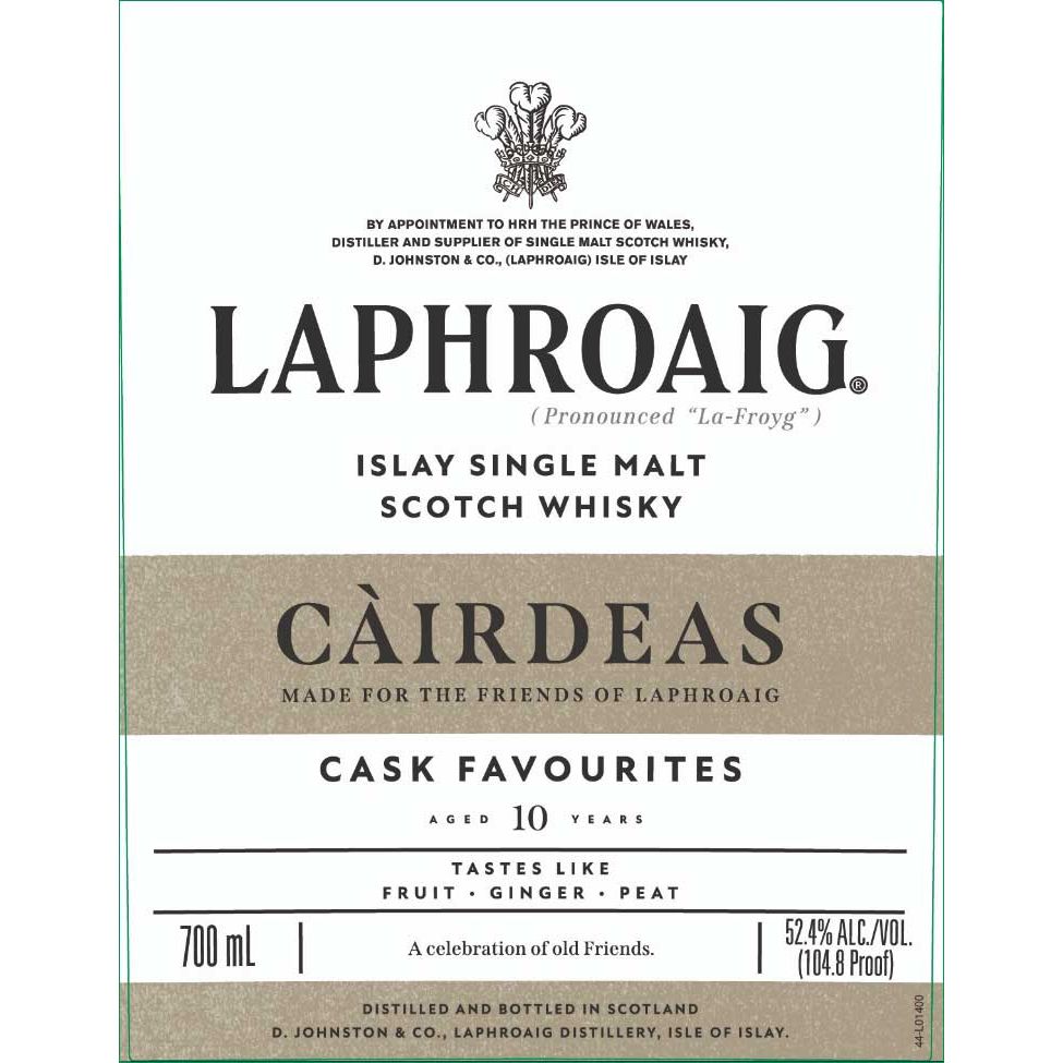 Laphroaig Cairdeas 2024 Cask Favourites 10 Year Old 52.4% ABV 700ml