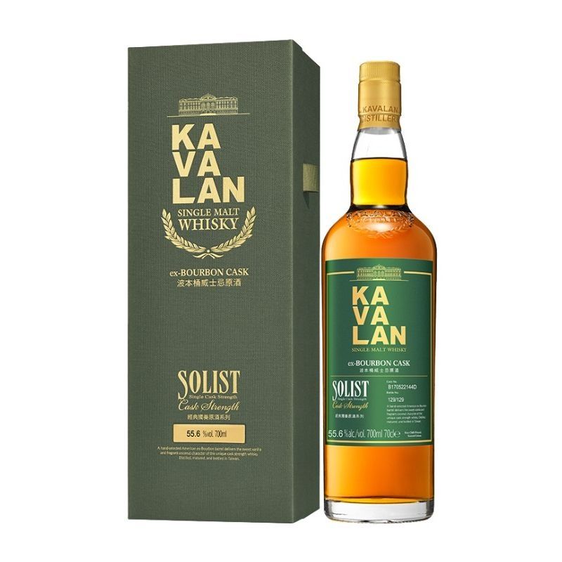 Kavalan Solist Ex-Bourbon Cask Taiwanese Single Malt Whisky 55.60% ABV