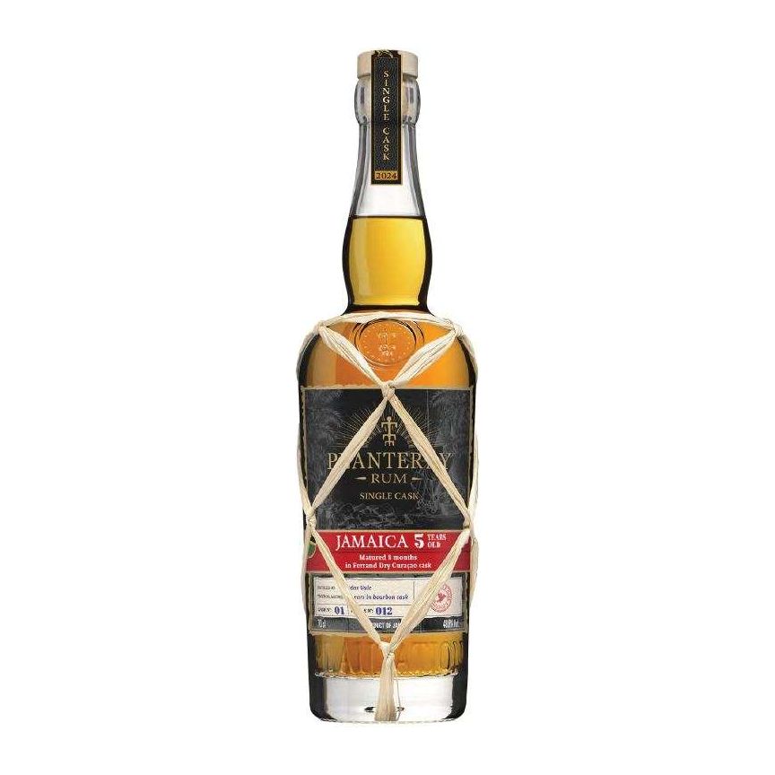 Planteray Single Cask Jamaica 5 Year Old Ferrand Dry Curacao Finish 47% ABV 700ml