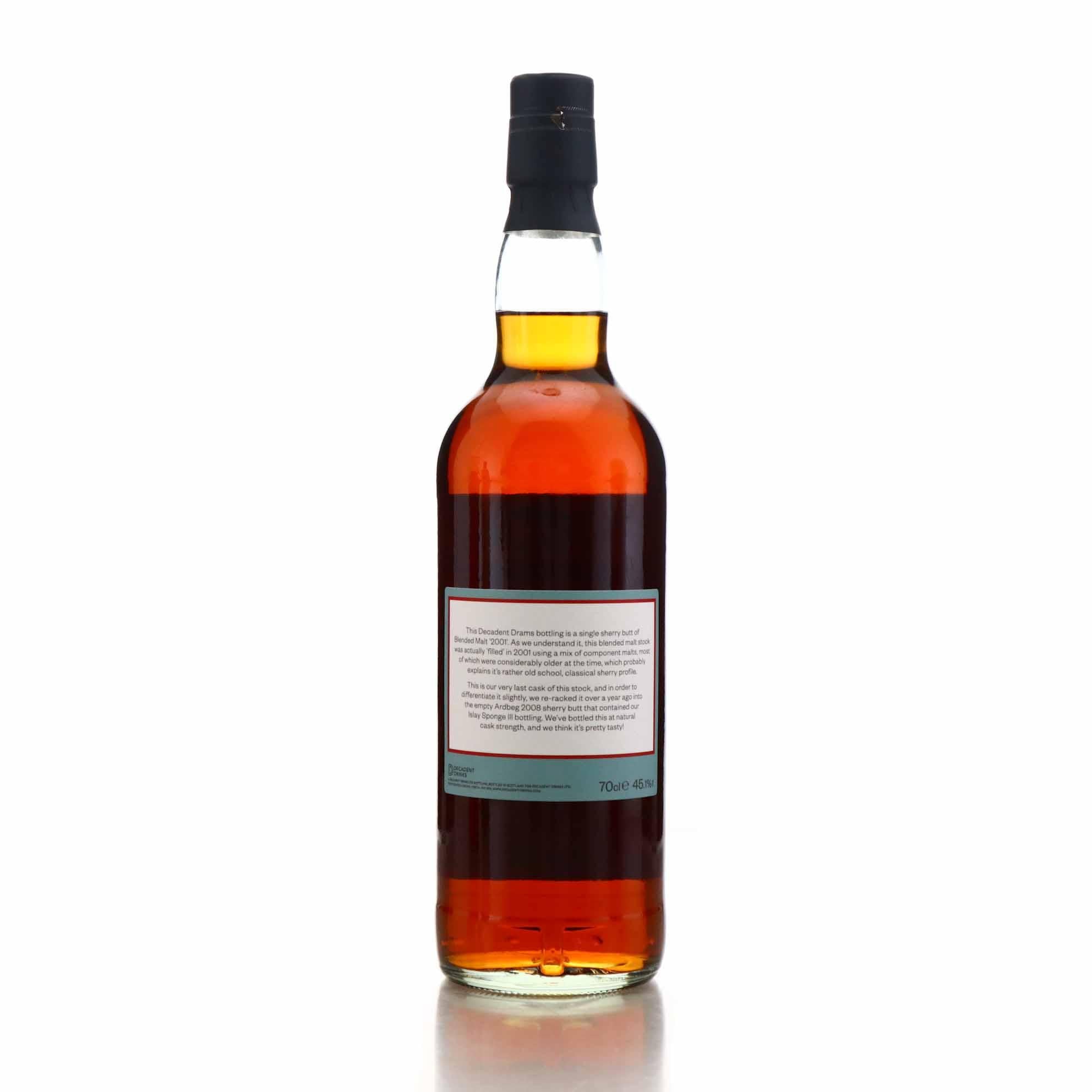 Decadent Drams Blended Malt 2001 23 Year Old 45.1% ABV